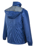 Darrahopens Men's Fashion > Coats & Jackets HUSKI STRATUS RAIN JACKET Waterproof Workwear Concealed Hood Windproof Packable - Cobalt - S