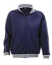 Darrahopens Men's Fashion > Coats & Jackets Identitee Mens Varsity Track Suit Top Jacket Jumper Long Sleeve Sunset Urban Casual - Navy - XXX-Large
