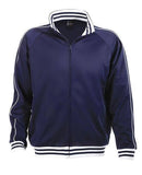 Darrahopens Men's Fashion > Coats & Jackets Identitee Mens Varsity Track Suit Top Jacket Jumper Long Sleeve Sunset Urban Casual - Navy - XXX-Large