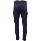 Darrahopens Men's Fashion > Pants & Chinos Men's Cotton Drill Cargo Work Pants UPF 50+ 13 Pockets Tradies Workwear Trousers, Navy, 36