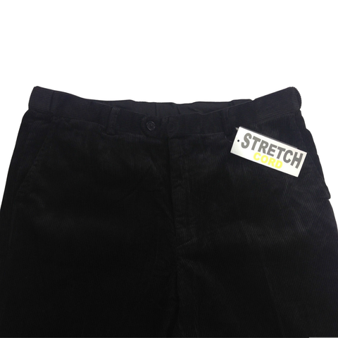 Darrahopens Men's Fashion > Pants & Chinos MENS CORDUROY PANTS Trousers Cords Casual STRETCH COTTON Size 32""-44"" Adjustable - Black (99) - 92 (36"")