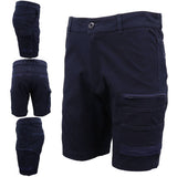 Darrahopens Men's Fashion > Shorts Mens Cargo Cotton Drill Work Shorts UPF 50+ 13 Pockets Tradies Workwear Trousers, Black, 40