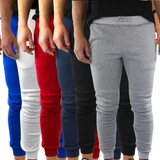 Darrahopens Men's Fashion > Sweats & Trackpants 3x Mens Fleece Skinny Track Pants Jogger Gym Casual Sweat Warm - Assorted Colours - XXL