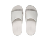 Darrahopens Men's Fashion > Thongs & Sandals Archline Rebound Orthotic Slides Flip Flop Thongs Slip On Arch Support - White - Euro 36