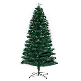 Darrahopens Occasions > Christmas Christabelle 1.2m Enchanted Pre Lit Fibre Optic Christmas Tree Stars Xmas Decor