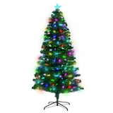 Darrahopens Occasions > Christmas Christabelle 1.2m Enchanted Pre Lit Fibre Optic Christmas Tree Stars Xmas Decor