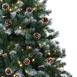 Darrahopens Occasions > Christmas Christabelle 2.7m Pre Lit LED Christmas Tree Decor with Pine Cones Xmas Decorations