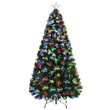Darrahopens Occasions > Christmas Christmas By Sas 90cm Fibre Optic Christmas Tree 85 Tips Multicolour Lights & Star