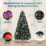 Darrahopens Occasions > Christmas Christmas By Sas 90cm Fibre Optic Christmas Tree 85 Tips Multicolour Lights & Star