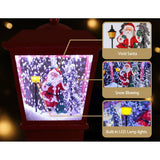 Darrahopens Occasions > Christmas Jingle Jollys 1.8M Christmas Lamp Post Lights with Falling Snow Street Red Decor