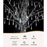 Darrahopens Occasions > Christmas Jingle Jollys 12m Christmas Shower Lights 960 LED Icicle Falling Rain Meteor