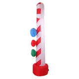 darrahopens Occasions > Christmas Jingle Jollys 2.4M Christmas Inflatable Santa Guide Candy Pole Xmas Decor LED