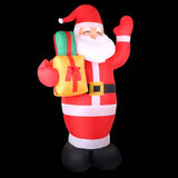 darrahopens Occasions > Christmas Jingle Jollys 2.4M Christmas Inflatables Santa Xmas Light Decor LED Airpower