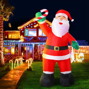 darrahopens Occasions > Christmas Jingle Jollys 3M Christmas Inflatable Santa Xmas Outdoor Decorations LED Lights
