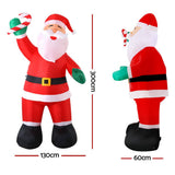 darrahopens Occasions > Christmas Jingle Jollys 3M Christmas Inflatable Santa Xmas Outdoor Decorations LED Lights