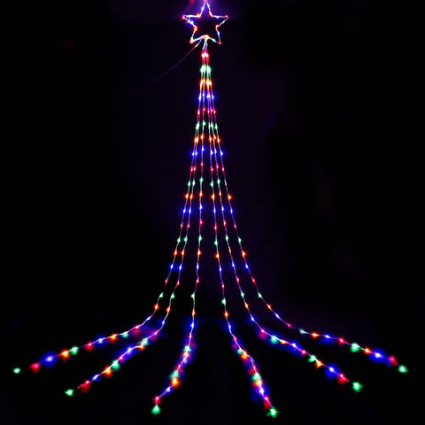 Darrahopens Occasions > Christmas Jingle Jollys 3M Christmas String Lights 200 LED Motif Fairy Curtain Light Decor