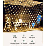 darrahopens Occasions > Christmas Jingle Jollys 4mx6m Christmas Net Mesh Lights 1000LED String Fairy Party Wedding