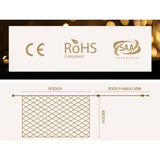 darrahopens Occasions > Christmas Jingle Jollys 4mx6m Christmas Net Mesh Lights 1000LED String Fairy Party Wedding