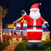 darrahopens Occasions > Christmas Jingle Jollys 5M Christmas Inflatable Santa Decorations Outdoor Air-Power Light