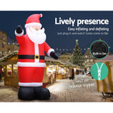 darrahopens Occasions > Christmas Jingle Jollys 5M Christmas Inflatable Santa Decorations Outdoor Air-Power Light