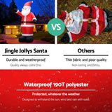 darrahopens Occasions > Christmas Jingle Jollys 5M Christmas Inflatable Santa Decorations Outdoor Air-Power Light