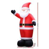 darrahopens Occasions > Christmas Jingle Jollys 5M Christmas Inflatable Santa Decorations Outdoor Air-Power Light