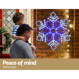 Darrahopens Occasions > Christmas Jingle Jollys Christmas Lights Motif LED Light Outdoor Decorations 82cm Snow