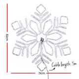 Darrahopens Occasions > Christmas Jingle Jollys Christmas Lights Motif LED Light Outdoor Decorations 82cm Snow