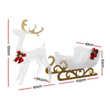 darrahopens Occasions > Christmas Jingle Jollys Christmas Lights Motif LED Rope Light Reindeer Sleigh Xmas Decor