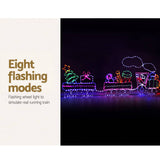 darrahopens Occasions > Christmas Jingle Jollys Christmas Lights Motif LED Rope Light Train Xmas Decor