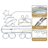 darrahopens Occasions > Christmas Jingle Jollys Christmas Lights Motif LED Rope Light Train Xmas Decor