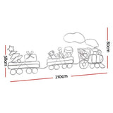 darrahopens Occasions > Christmas Jingle Jollys Christmas Lights Motif LED Rope Light Train Xmas Decor