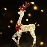 darrahopens Occasions > Christmas Jingle Jollys Christmas Lights Motif LED Rope Reindeer Waterproof Outdoor