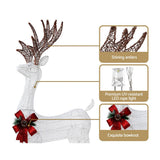 darrahopens Occasions > Christmas Jingle Jollys Christmas Lights Motif LED Rope Reindeer Waterproof Outdoor