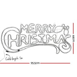 darrahopens Occasions > Christmas Jingle Jollys Christmas Motif Lights LED Rope Merry Xmas Waterproof Colourful