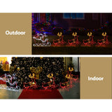 darrahopens Occasions > Christmas Jingle Jollys Christmas Motif Lights LED Rope Reindeer Waterproof Colourful Xmas