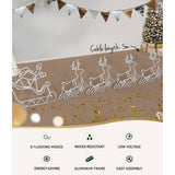 darrahopens Occasions > Christmas Jingle Jollys Christmas Motif Lights LED Rope Reindeer Waterproof Colourful Xmas