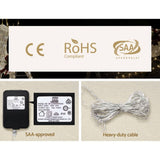 darrahopens Occasions > Christmas Jingle Jollys Christmas Motif Lights LED Rope Reindeer Waterproof Outdoor