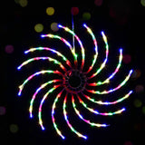 darrahopens Occasions > Christmas Jingle Jollys Christmas Motif Lights LED Spinner Light Waterproof Colourful
