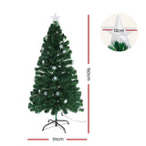 darrahopens Occasions > Christmas Jingle Jollys Christmas Tree 1.5M LED Xmas trees with Lights Multi Colour