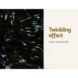 darrahopens Occasions > Christmas Jingle Jollys Christmas Tree 1.8M LED Xmas trees Optic Fibre Multi Colour