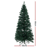 darrahopens Occasions > Christmas Jingle Jollys Christmas Tree 1.8M LED Xmas trees Optic Fibre Multi Colour