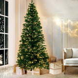 darrahopens Occasions > Christmas Jingle Jollys Christmas Tree 1.8M LED Xmas trees Optic Fibre Warm White