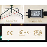 darrahopens Occasions > Christmas Jingle Jollys Christmas Tree 1.8M LED Xmas trees Optic Fibre Warm White