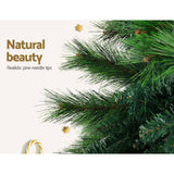 darrahopens Occasions > Christmas Jingle Jollys Christmas Tree 1.8M Xmas Trees Decorations Pine-Needle 1024 Tips