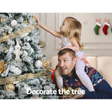 darrahopens Occasions > Christmas Jingle Jollys Christmas Tree 1.8M Xmas Trees Decorations Snowy 520 Tips