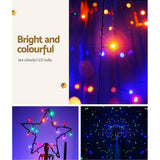 darrahopens Occasions > Christmas Jingle Jollys Christmas Tree 2.1M 264 LED Xmas Trees Solar Power Multi Colour