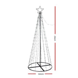 darrahopens Occasions > Christmas Jingle Jollys Christmas Tree 2.1M 264 LED Xmas Trees Solar Power Multi Colour