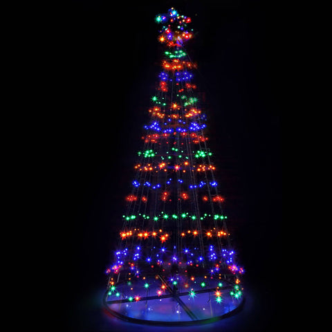 darrahopens Occasions > Christmas Jingle Jollys Christmas Tree 2.1M 264 LED Xmas Trees Solar Power Multi Colour