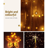 darrahopens Occasions > Christmas Jingle Jollys Christmas Tree 2.1M 264 LED Xmas Trees Solar Power Warm White
